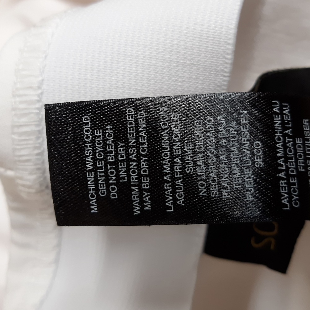 Chico's So Slimming White Stretch Ankle Pants - Picture 8 of 8